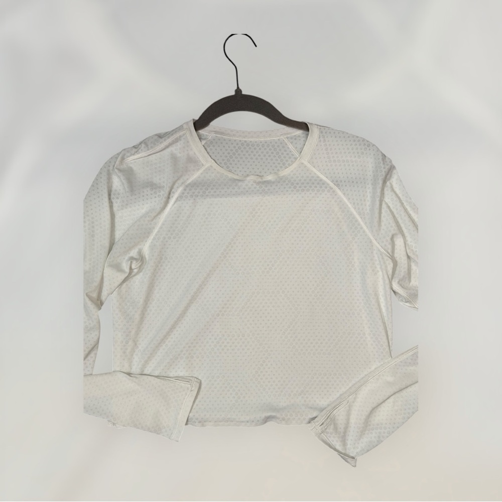 Lululemon white crop top